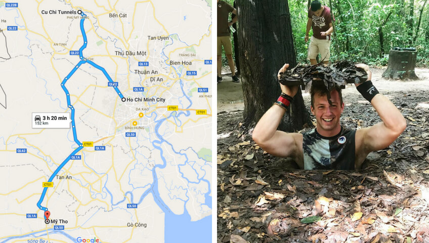 16298 - Private tour: Cu Chi Tunnels and My Tho Full Day