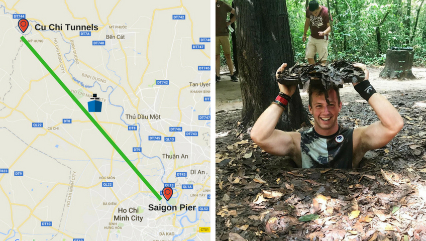 61B70 -  Discover Cu Chi Tunnels in the Morning by Les Rives Speedboat