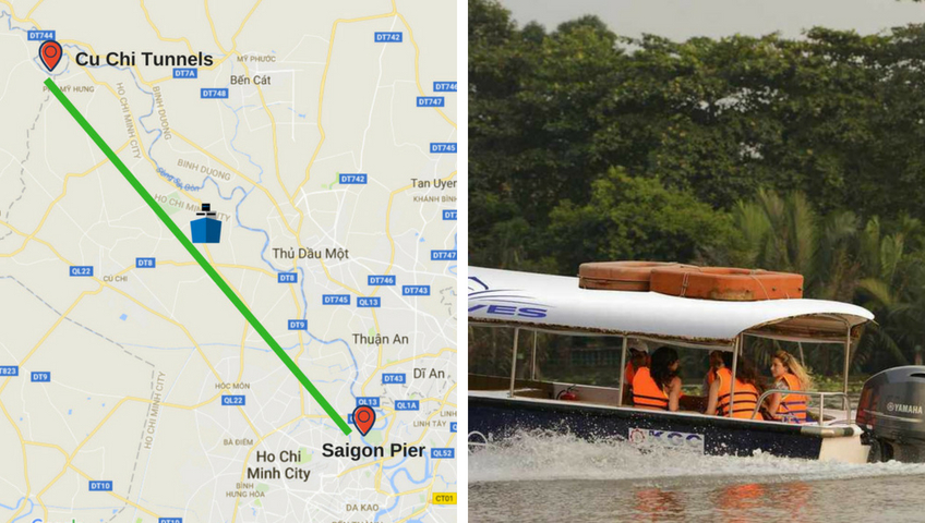 E33E0 -  Discover Cu Chi Tunnels in the Morning by Les Rives Speedboat