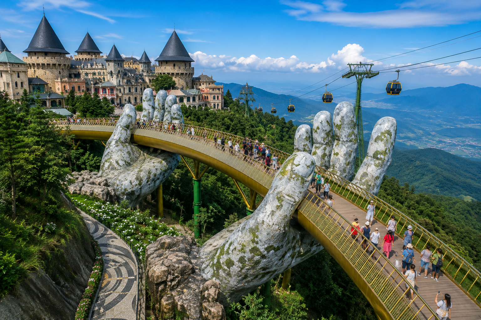 Ba Na Hills & Golden Bridge Full Day Tour