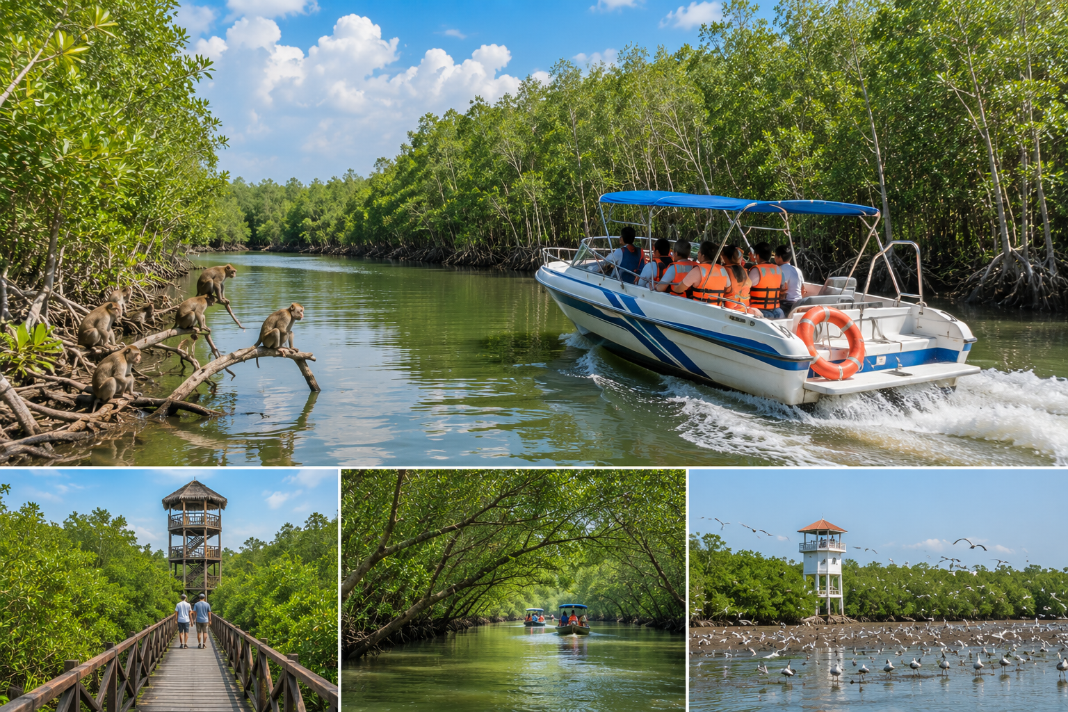 Can Gio Mangrove Forest by Les Rives Speedboat
