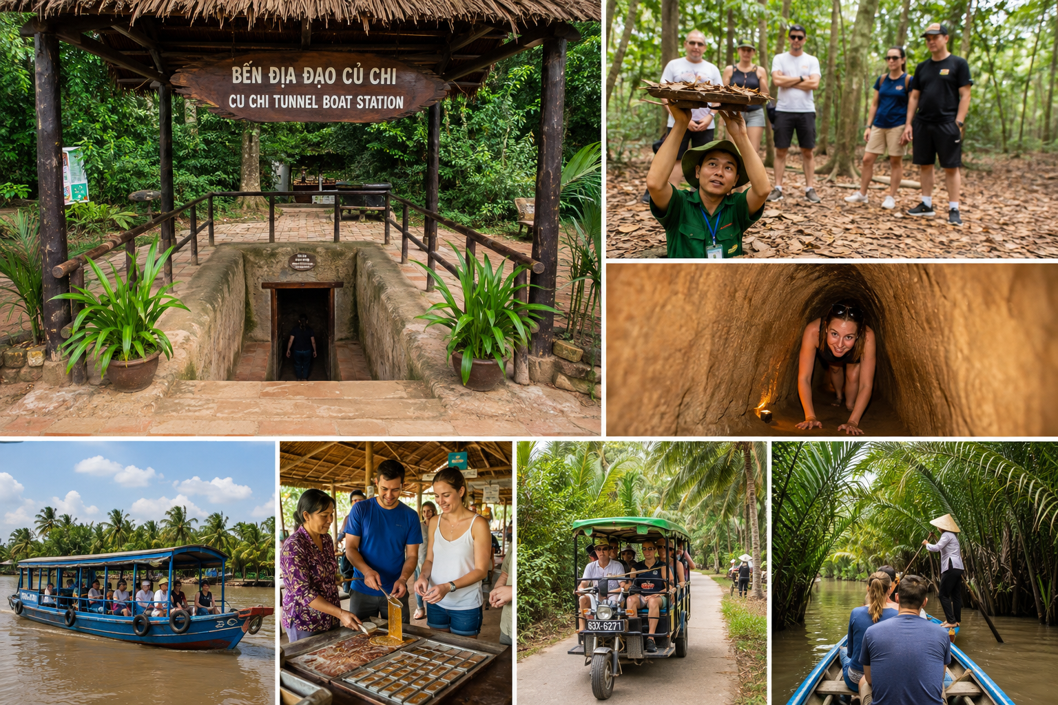 Cu Chi Tunnels and My Tho Full Day