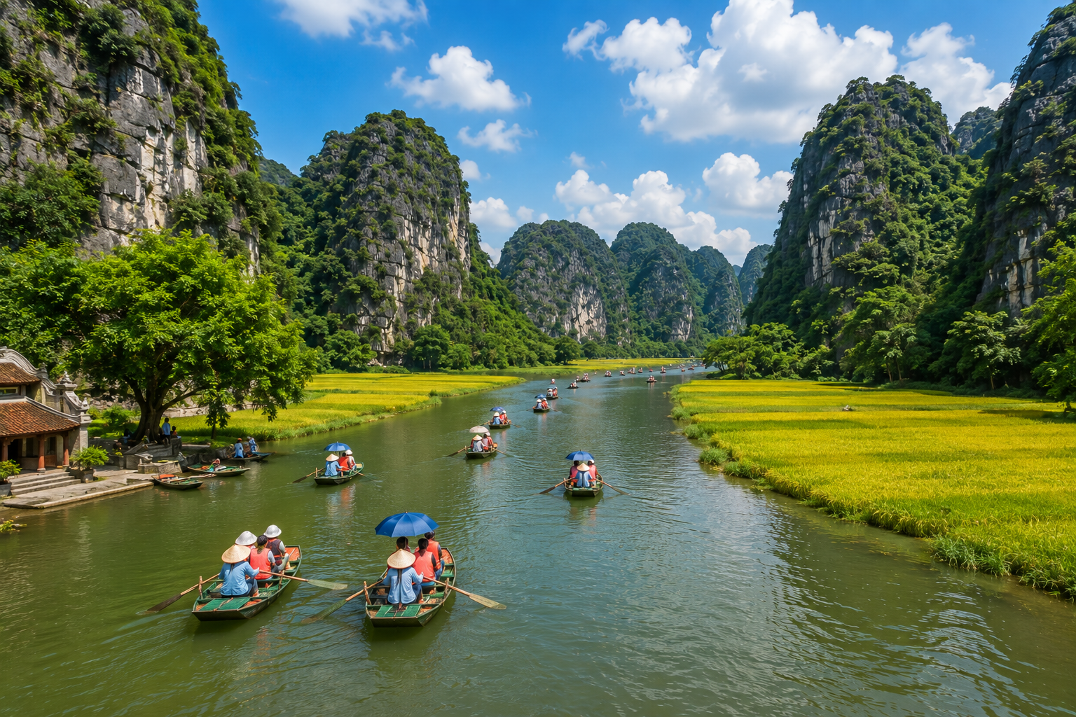 Hoa Lu – Tam Coc – Mua Cave Full Day Tour