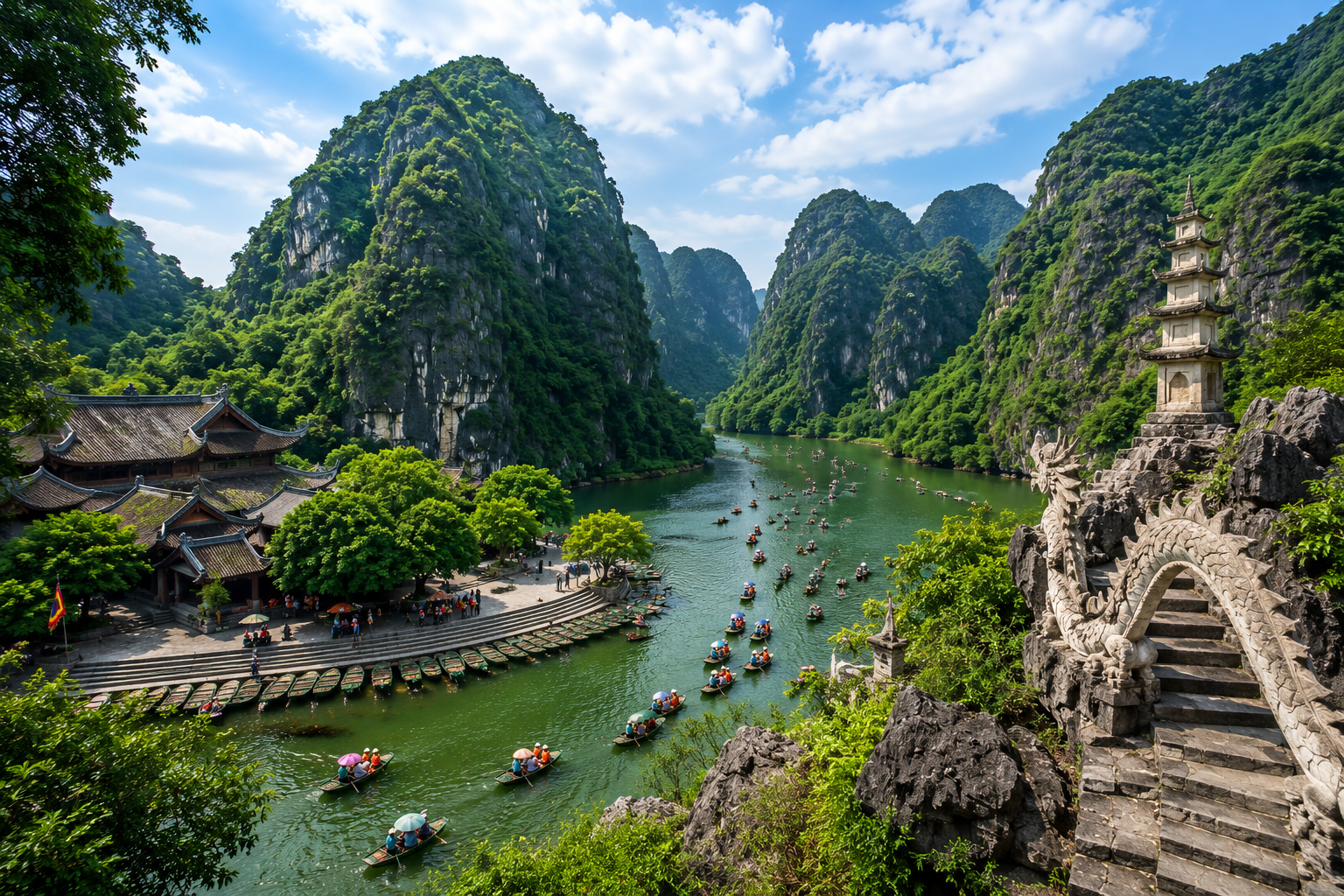 Ninh Binh Hoa Lu – Trang An – Mua Cave Full Day Tour